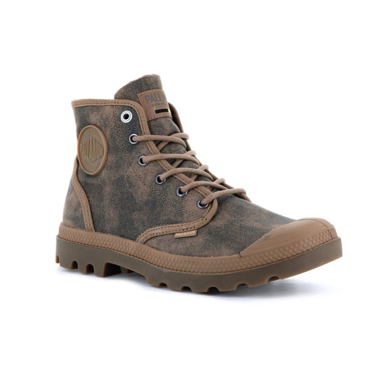 Palladium Pampa Hi WAX Boots ανδρικα καφε | TNVY61032
