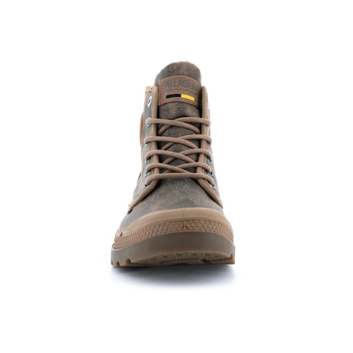 Palladium Pampa Hi WAX Boots ανδρικα καφε | TNVY61032