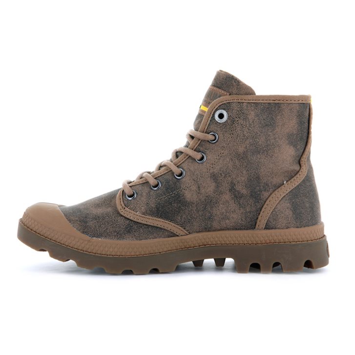 Palladium Pampa Hi WAX Boots ανδρικα καφε | TNVY61032