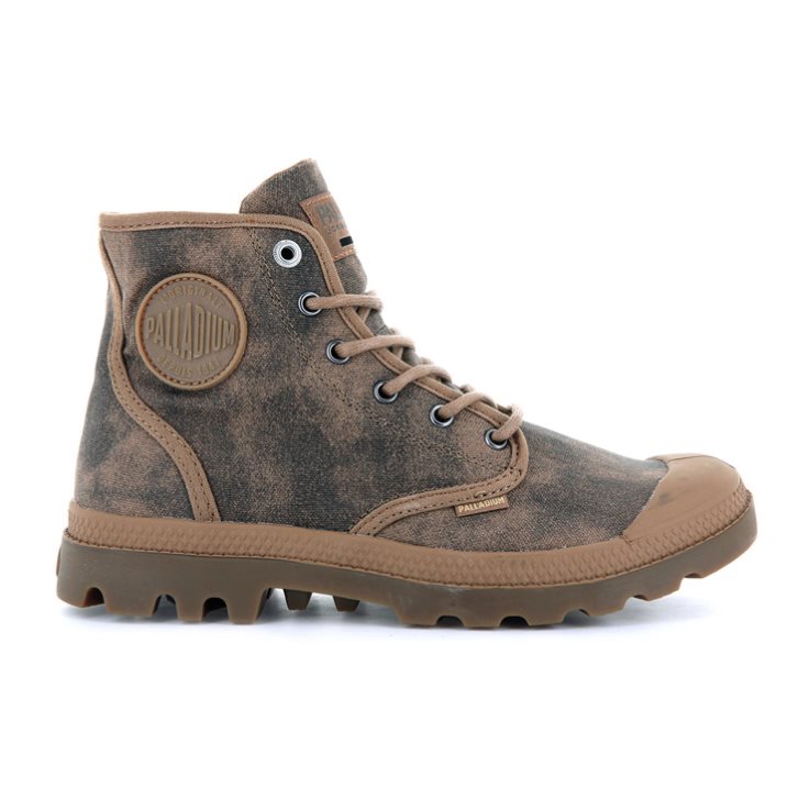 Palladium Pampa Hi WAX Boots ανδρικα καφε | TNVY61032