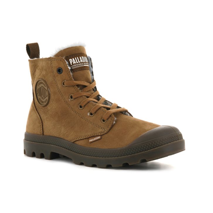 Palladium Pampa Hi Zip WL Boots ανδρικα καφε | EBCY37150