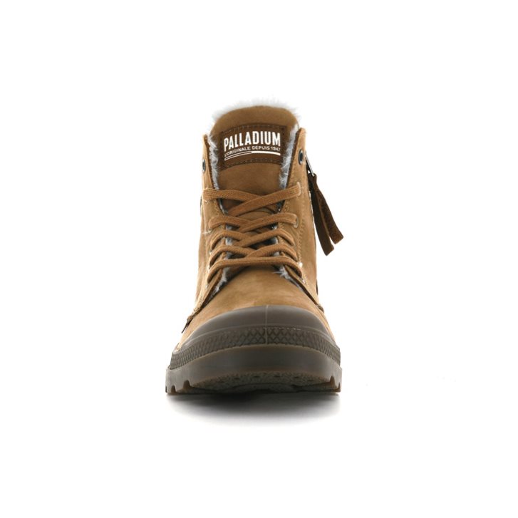 Palladium Pampa Hi Zip WL Boots ανδρικα καφε | EBCY37150