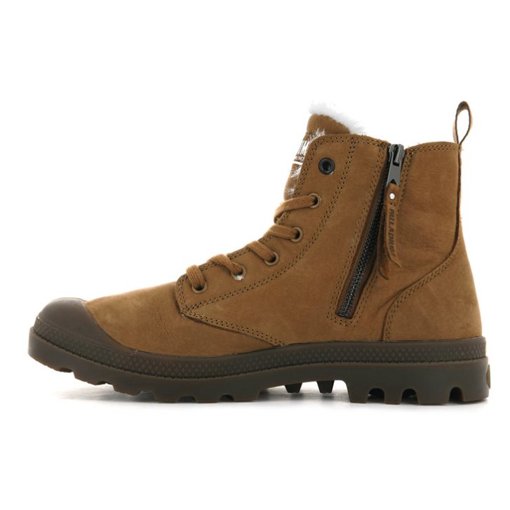 Palladium Pampa Hi Zip WL Boots ανδρικα καφε | EBCY37150