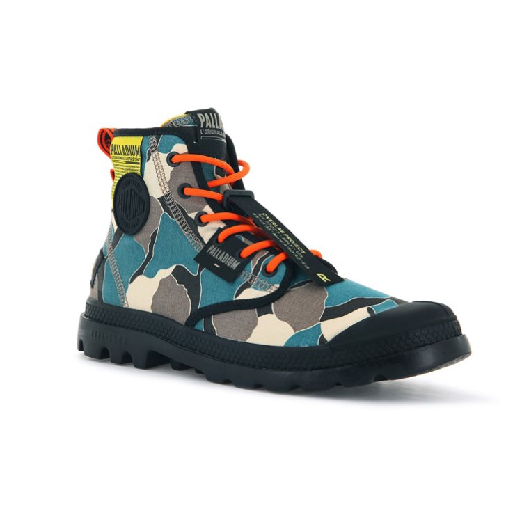 Palladium Pampa Lite Overlab Boots ανδρικα καμουφλάζ | FQOA59683