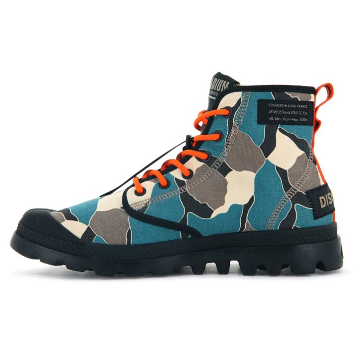Palladium Pampa Lite Overlab Boots ανδρικα καμουφλάζ | FQOA59683