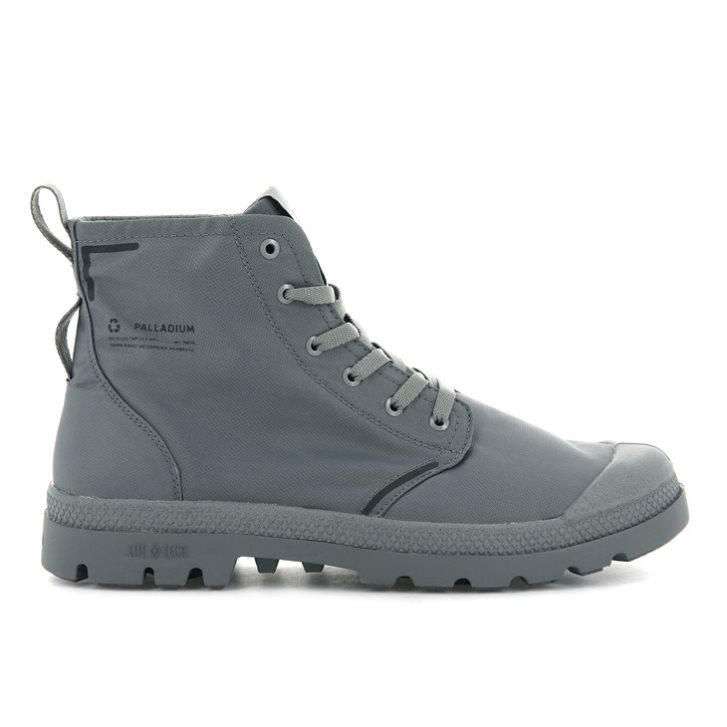Palladium Pampa Lite+ Recycle WP+ Boots ανδρικα γκρι | RJBZ95623