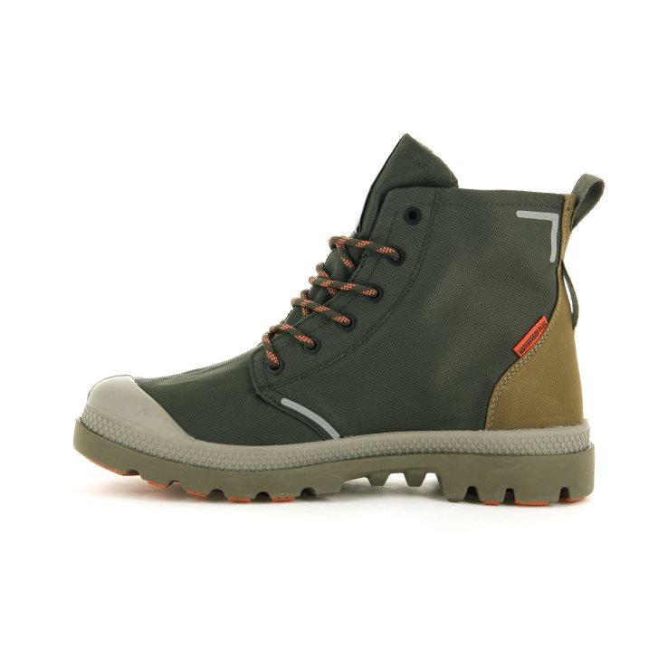 Palladium Pampa Lite+ Recycle WP+ Boots ανδρικα Ελιά | SWTA47692