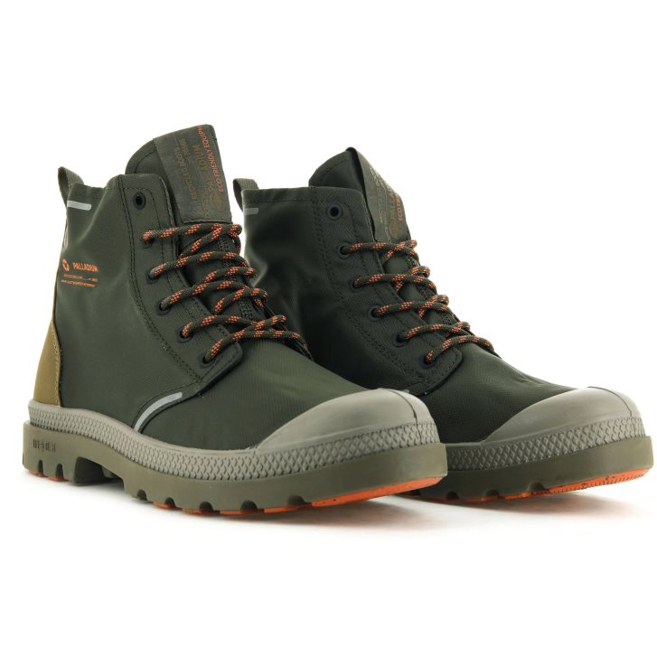 Palladium Pampa Lite+ Recycle WP+ Boots ανδρικα Ελιά | SWTA47692