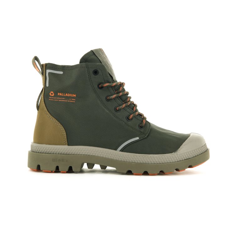 Palladium Pampa Lite+ Recycle WP+ Boots ανδρικα Ελιά | SWTA47692