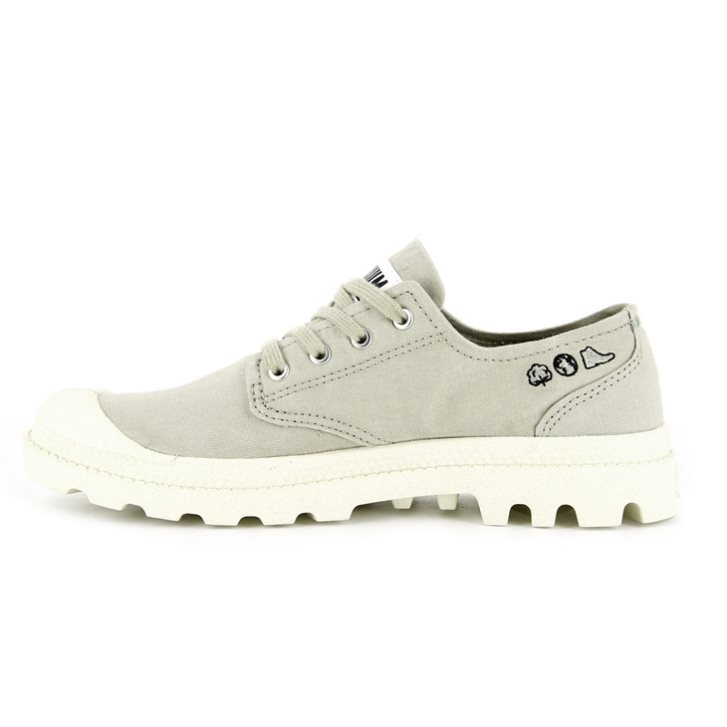 Palladium Pampa OX Organic II Oxfords Shoes ανδρικα ανοιχτο πρασινο | VTZL51279