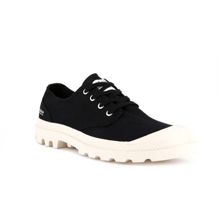 Palladium Pampa OX Organic II Oxfords Shoes γυναικεια μαυρα | WQEL47329