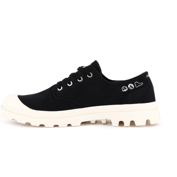 Palladium Pampa OX Organic II Oxfords Shoes γυναικεια μαυρα | WQEL47329