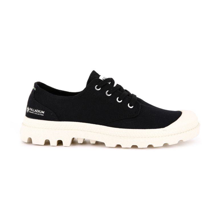Palladium Pampa OX Organic II Oxfords Shoes γυναικεια μαυρα | WQEL47329