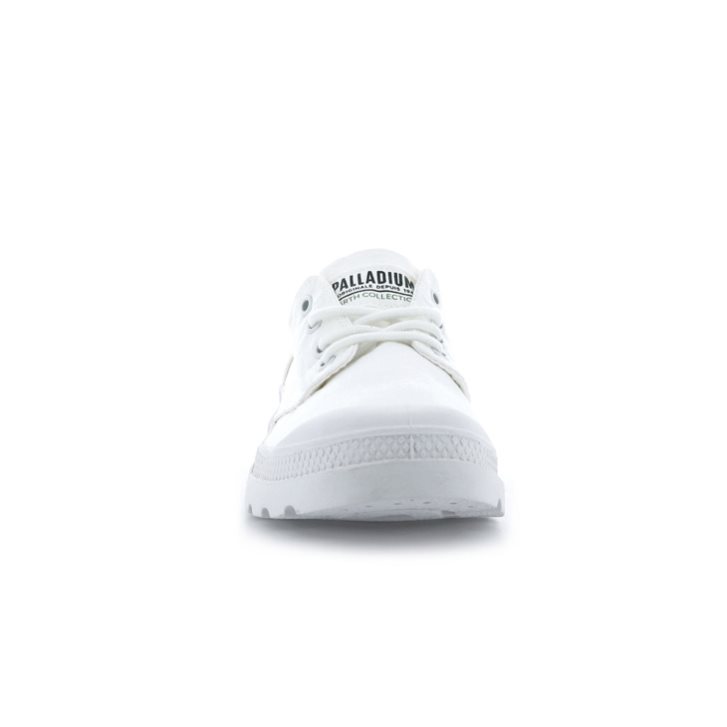 Palladium Pampa OX Organic Oxfords Shoes ανδρικα ασπρα | YHZG14593