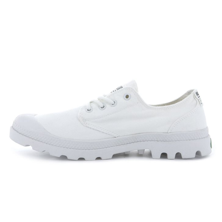 Palladium Pampa OX Organic Oxfords Shoes ανδρικα ασπρα | YHZG14593