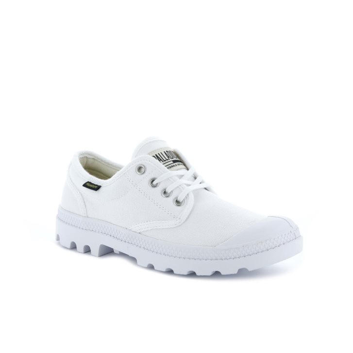 Palladium Pampa OX Originale Oxfords Shoes ανδρικα ασπρα | QHGC86401