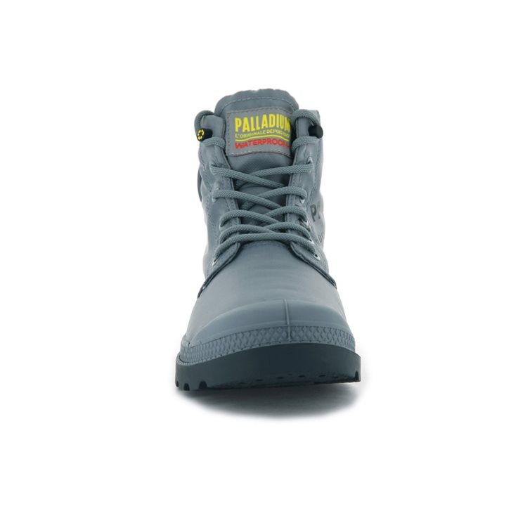Palladium Pampa Recycle αδιαβροχα+ 2 Boots ανδρικα γκρι | FNTK57206
