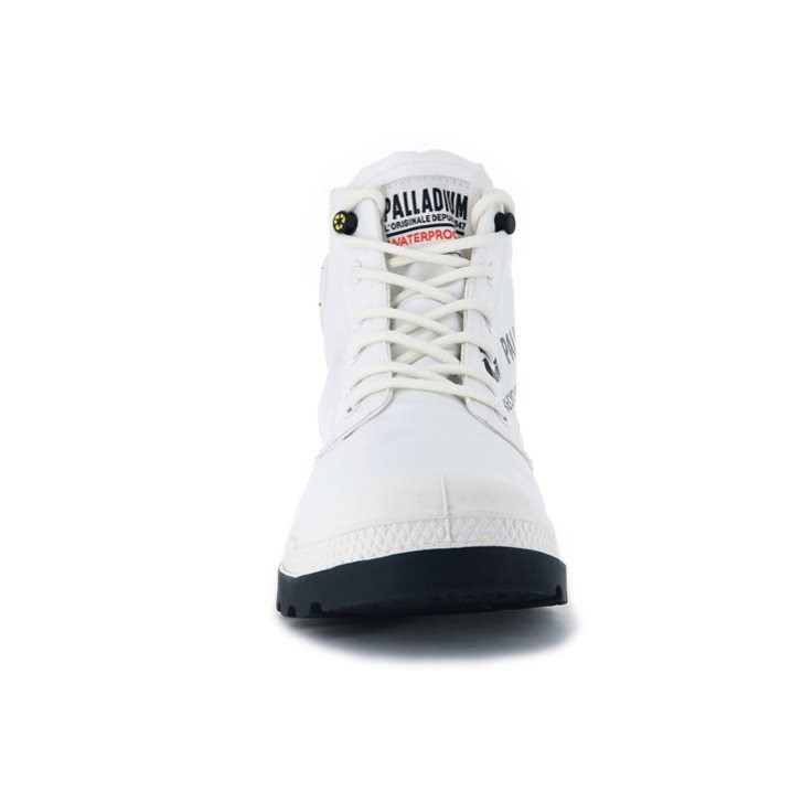Palladium Pampa Recycle αδιαβροχα+ 2 Boots ανδρικα ασπρα | IWVT53176