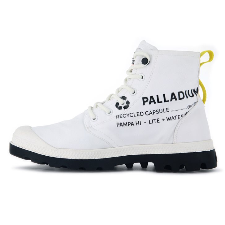 Palladium Pampa Recycle αδιαβροχα+ 2 Boots ανδρικα ασπρα | IWVT53176