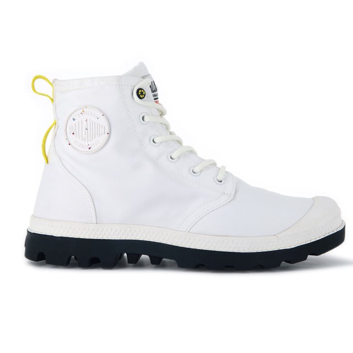 Palladium Pampa Recycle αδιαβροχα+ 2 Boots ανδρικα ασπρα | IWVT53176
