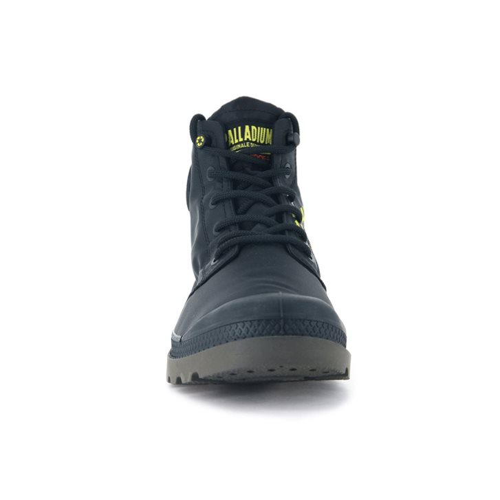 Palladium Pampa Recycle αδιαβροχα+ 2 Boots ανδρικα μαυρα | UEIJ19674