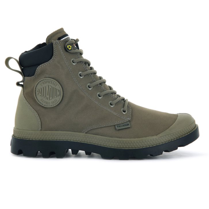 Palladium Pampa SC Recycle WP+N Boots ανδρικα Ελιά | QLOV34267