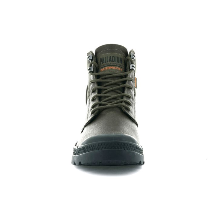 Palladium Pampa Shield WP+ LTH Boots ανδρικα Ελιά | NWYT29681