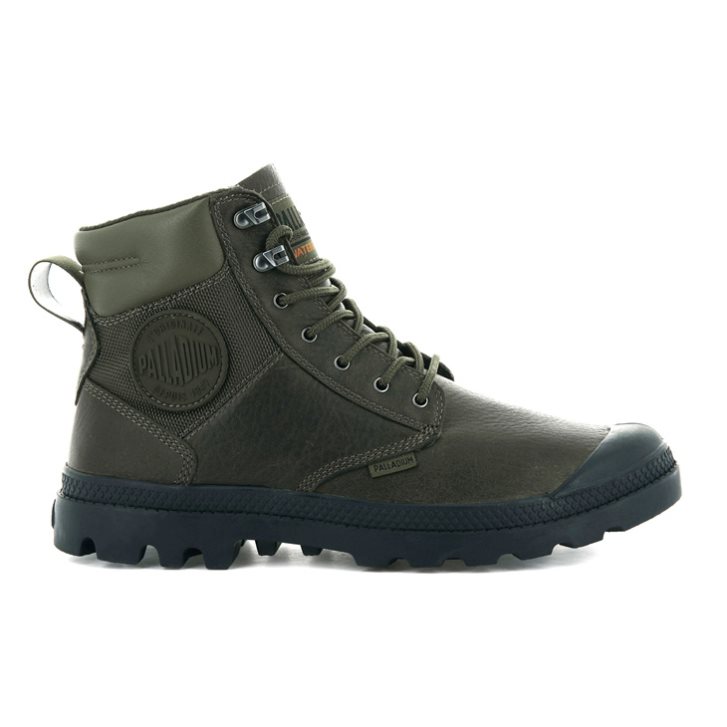 Palladium Pampa Shield WP+ LTH Boots ανδρικα Ελιά | NWYT29681