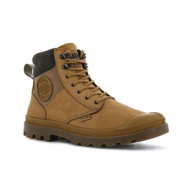 Palladium Pampa Shield WP+ LUX Boots ανδρικα καφε | NRQS26705