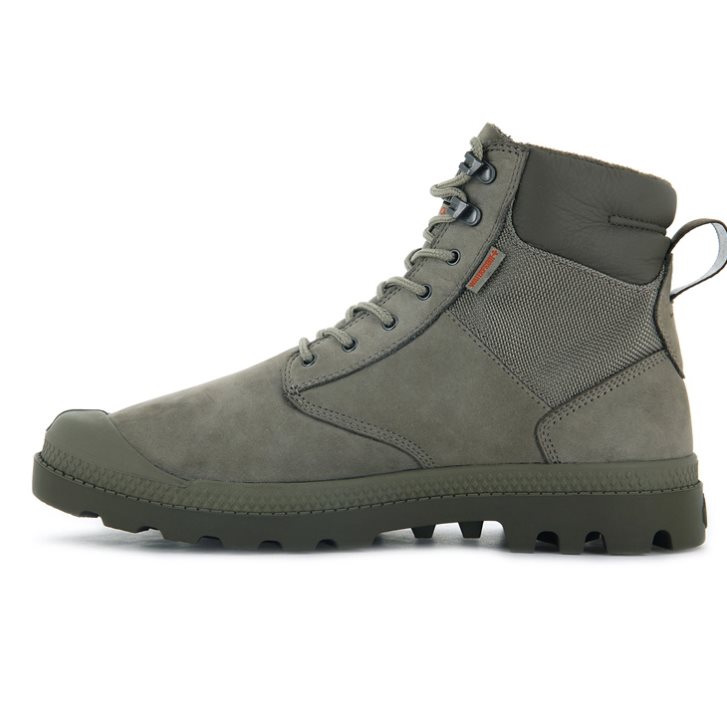 Palladium Pampa Shield WP+ LUX Boots ανδρικα Ελιά | QYJT47658
