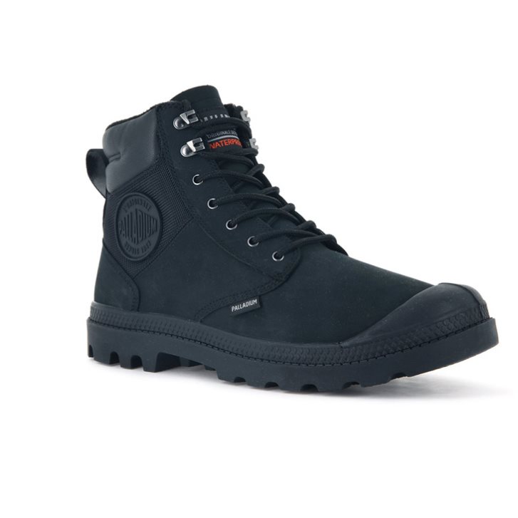 Palladium Pampa Shield WP+ LUX Boots ανδρικα μαυρα | VECZ47320
