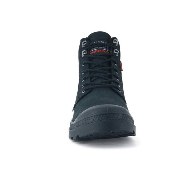 Palladium Pampa Shield WP+ LUX Boots ανδρικα μαυρα | VECZ47320