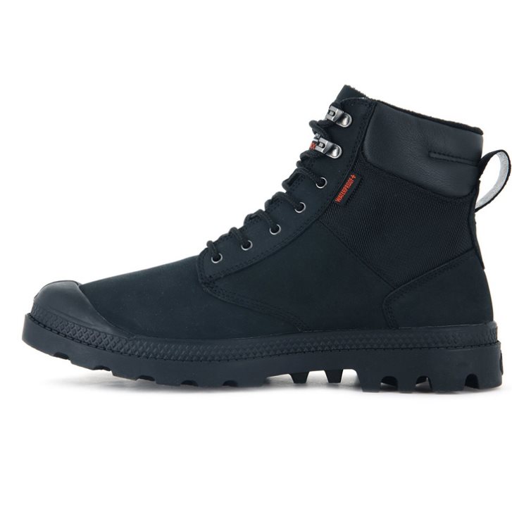 Palladium Pampa Shield WP+ LUX Boots ανδρικα μαυρα | VECZ47320