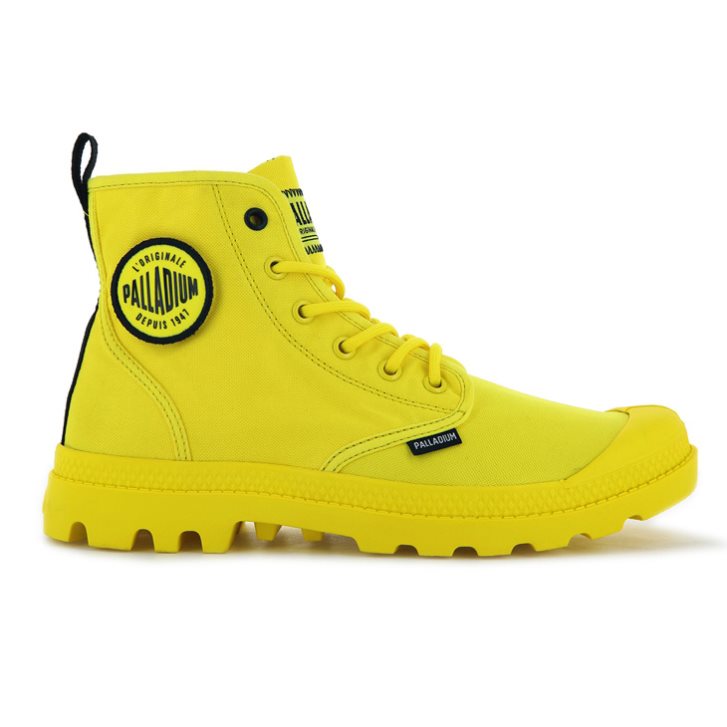 Palladium Pampa Smiley Change Boots ανδρικα κίτρινα | PNVG73208