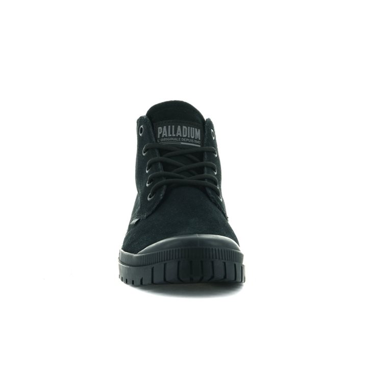 Palladium Pampa Sp20 Cuff Low Boots γυναικεια μαυρα | HANX15298