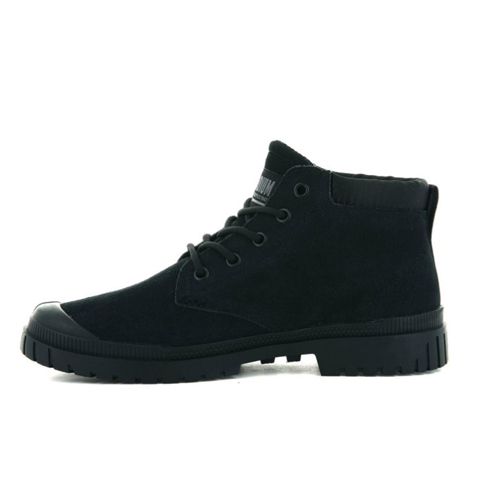 Palladium Pampa Sp20 Cuff Low Boots γυναικεια μαυρα | HANX15298
