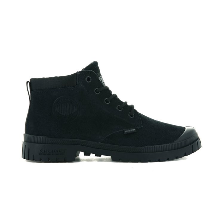 Palladium Pampa Sp20 Cuff Low Boots γυναικεια μαυρα | HANX15298
