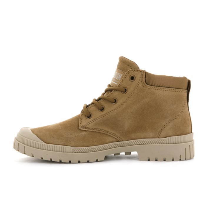Palladium Pampa Sp20 Cuff Low Boots γυναικεια καφε | QPZR49381