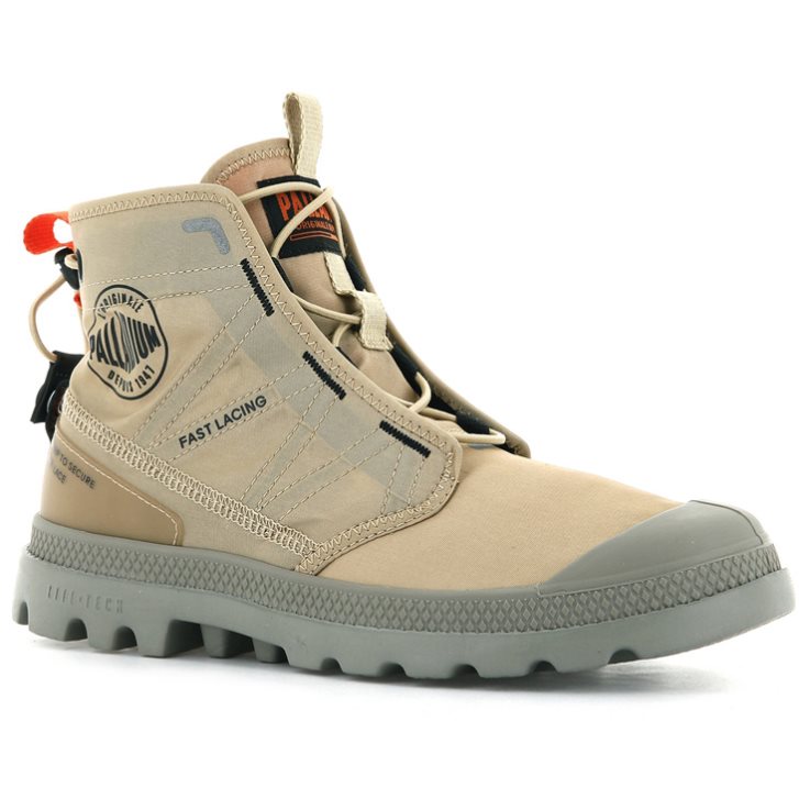 Palladium Pampa Travel Lite Boots ανδρικα Χακί | IJUC06439