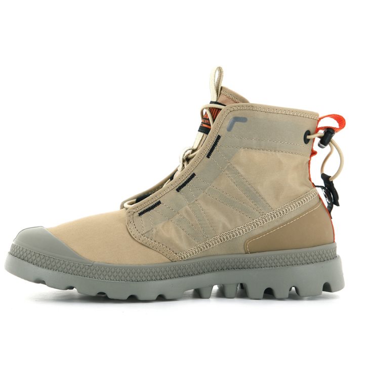 Palladium Pampa Travel Lite Boots ανδρικα Χακί | IJUC06439