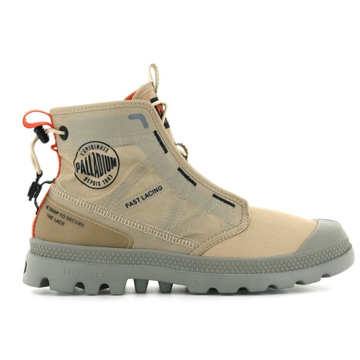 Palladium Pampa Travel Lite Boots ανδρικα Χακί | IJUC06439
