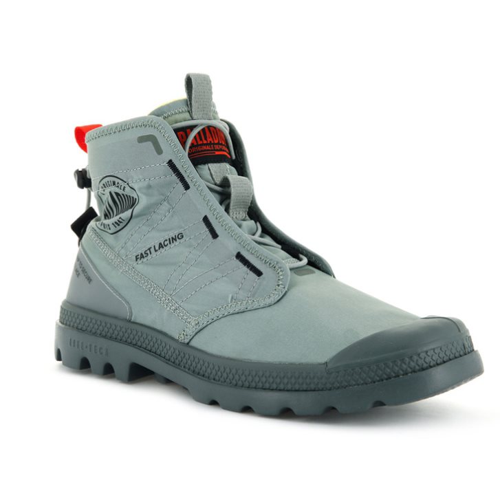 Palladium Pampa Travel Lite Boots ανδρικα ανοιχτο πρασινο | MWXH59342