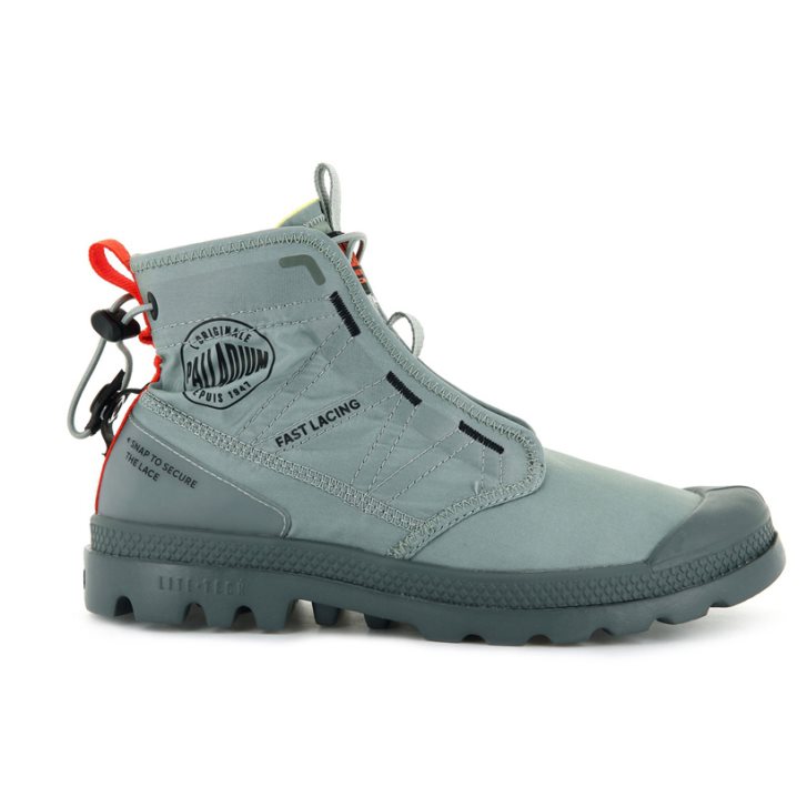 Palladium Pampa Travel Lite Boots ανδρικα ανοιχτο πρασινο | MWXH59342