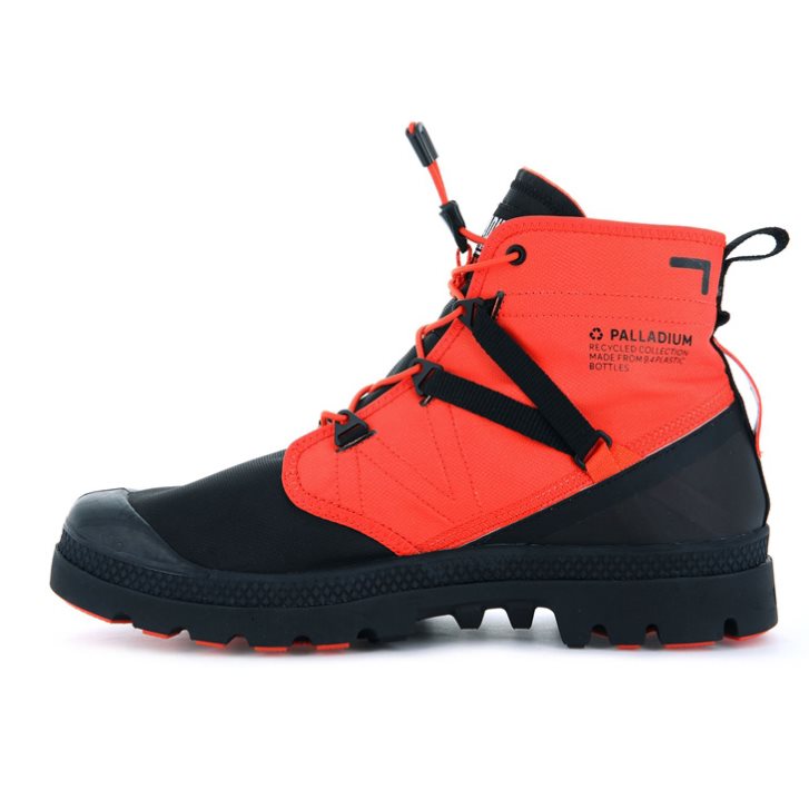 Palladium Pampa Travel Lite+ αδιαβροχα Boots ανδρικα πορτοκαλι μαυρα | ETSO51283