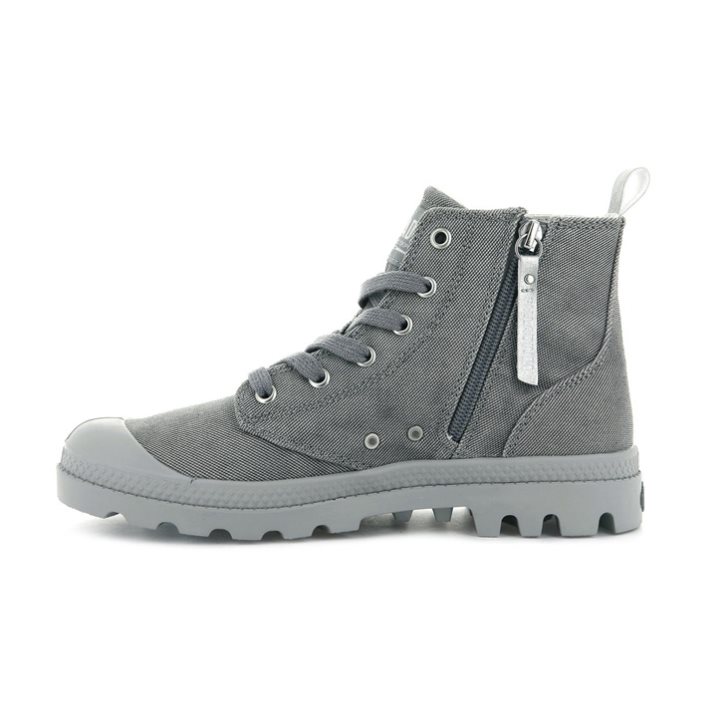 Palladium Pampa Zip Desertwash Boots γυναικεια σκούρο γκρι | BLQN87504