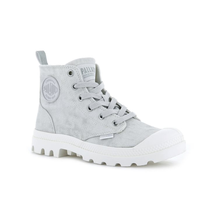 Palladium Pampa Zip Desertwash Boots γυναικεια ανοιχτο γκρι | PENL95804