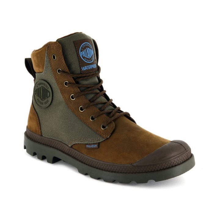 Palladium Pampa Αθλητικά Cuff WPN Boots ανδρικα καφε | HEKN54082