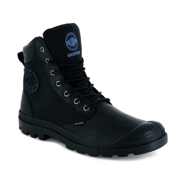 Palladium Pampa Αθλητικά Cuff WPN Boots ανδρικα μαυρα | QXKB75902