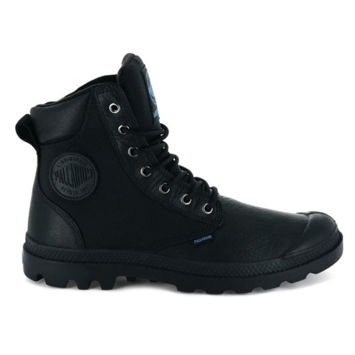 Palladium Pampa Αθλητικά Cuff WPN Boots ανδρικα μαυρα | QXKB75902