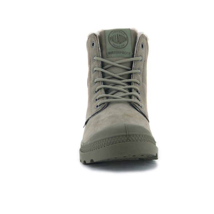 Palladium Pampa Αθλητικά Cuff WPS Boots ανδρικα Ελιά | HTRK01568